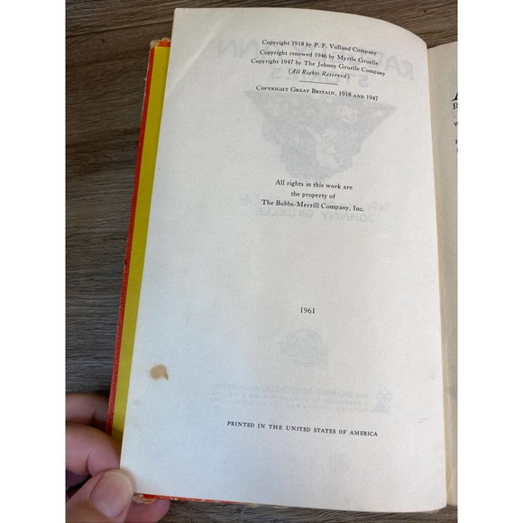 2 Lot Raggedy Ann in Cookie Land & Raggedy Ann Stories Books Johnny Gruelle 60’s - Picture 13 of 16